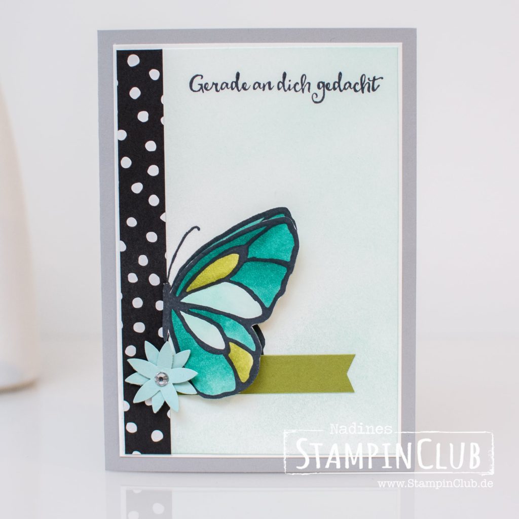 Butterfly, Stampin 'Up !, StampinClub, Stampin' Blends, Wonderful Day, Beautiful Day